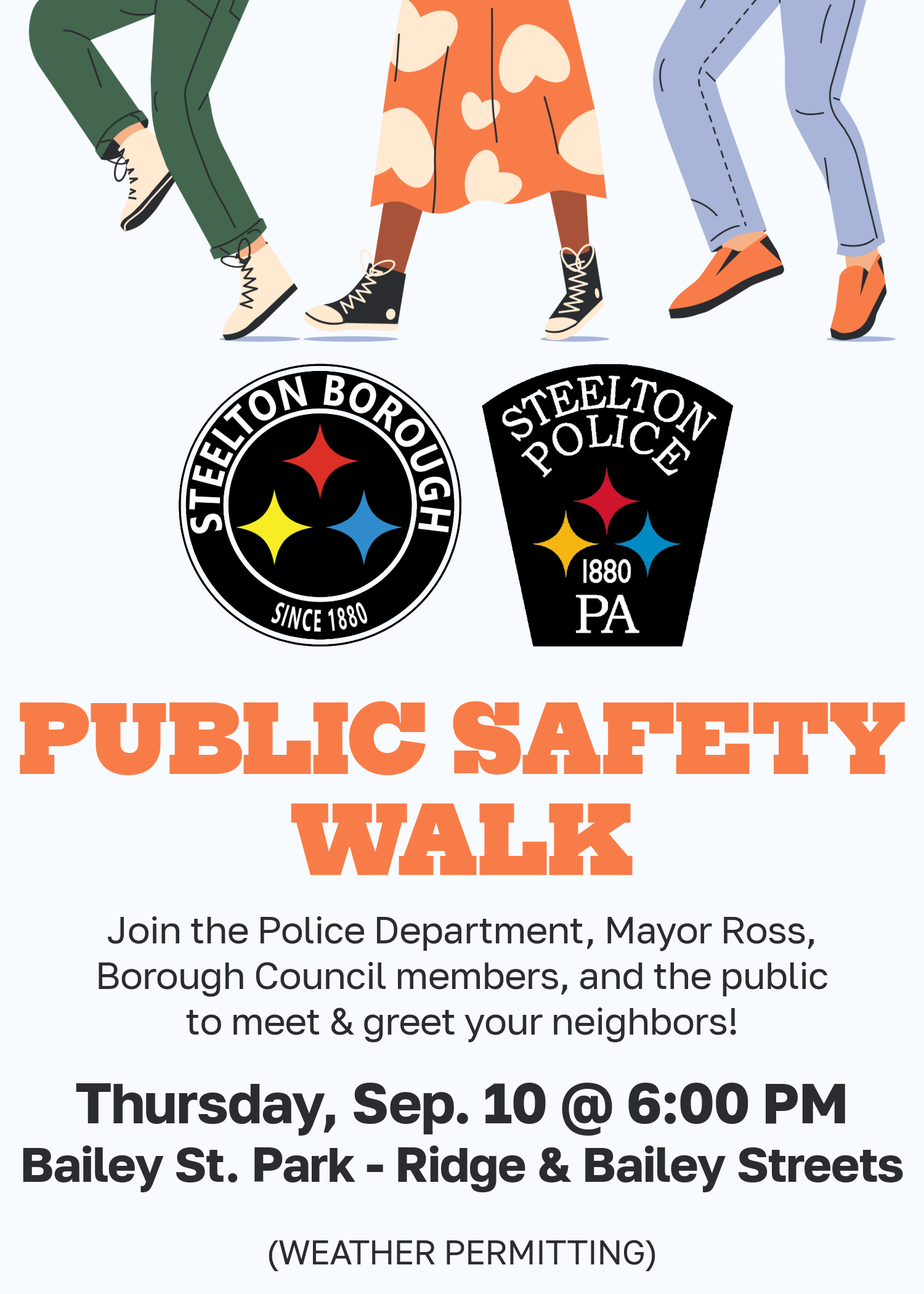 Public Safety Walk - Bailey Street Park